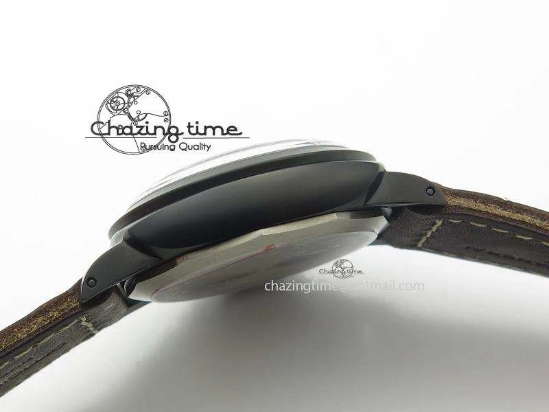 PAM617 R Luminor 1950 DLC V6F California Dial Sapphire Crystal On Brown Leather Strap P3000