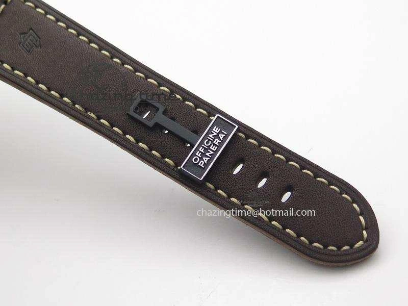 PAM617 R Luminor 1950 DLC V6F California Dial Sapphire Crystal On Brown Leather Strap P3000