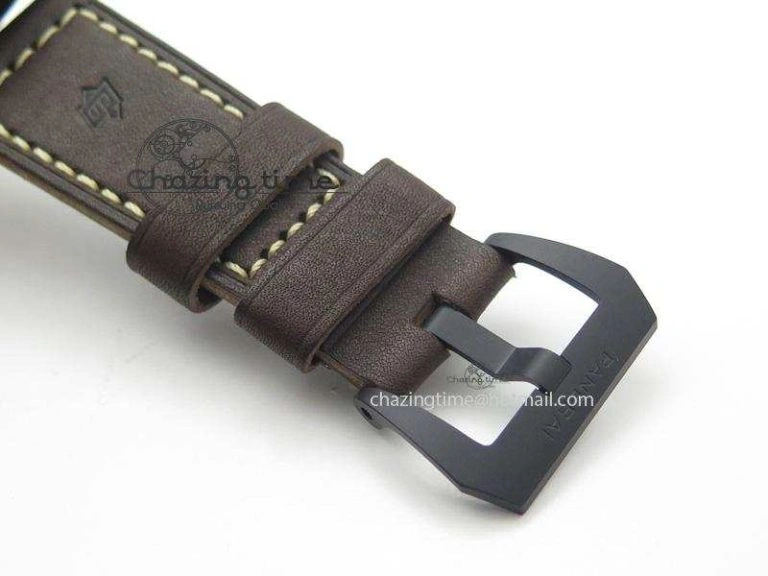 PAM617 R Luminor 1950 DLC V6F California Dial Sapphire Crystal On Brown Leather Strap P3000