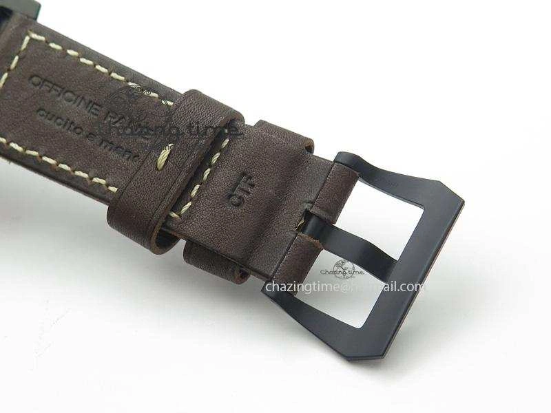 PAM617 R Luminor 1950 DLC V6F California Dial Sapphire Crystal On Brown Leather Strap P3000