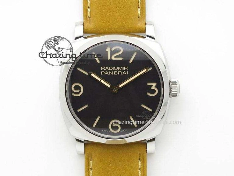 PAM622 Q “Tribute to Paneristi Russia” V6F Best Edition On Brown Leather Strap A6497 V2