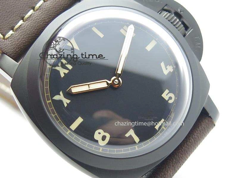 PAM629 R Luminor 1950 DLC ZF Best Edition On Brown Leather Strap P.3000 Superclone
