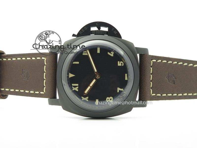 PAM629 R Luminor 1950 DLC ZF Best Edition On Brown Leather Strap P.3000 Superclone