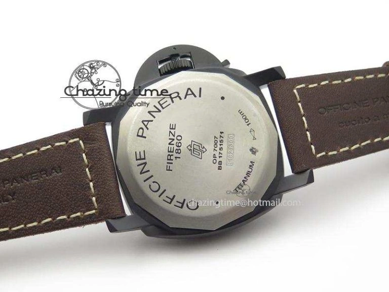 PAM629 R Luminor 1950 DLC ZF Best Edition On Brown Leather Strap P.3000 Superclone