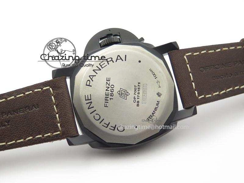PAM629 R Luminor 1950 DLC ZF Best Edition On Brown Leather Strap P.3000 Superclone