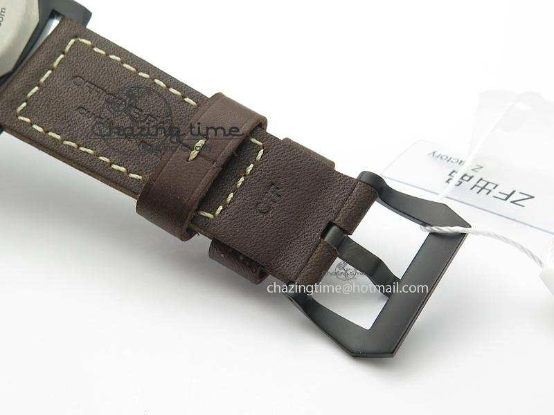 PAM629 R Luminor 1950 DLC ZF Best Edition On Brown Leather Strap P.3000 Superclone