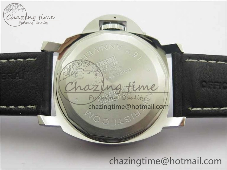 PAM634 R Paneristi Anniversary HWF Best Edition On Black Leather Strap A6497