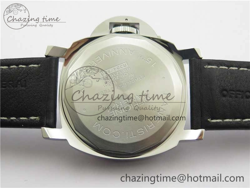 PAM634 R Paneristi Anniversary HWF Best Edition On Black Leather Strap A6497