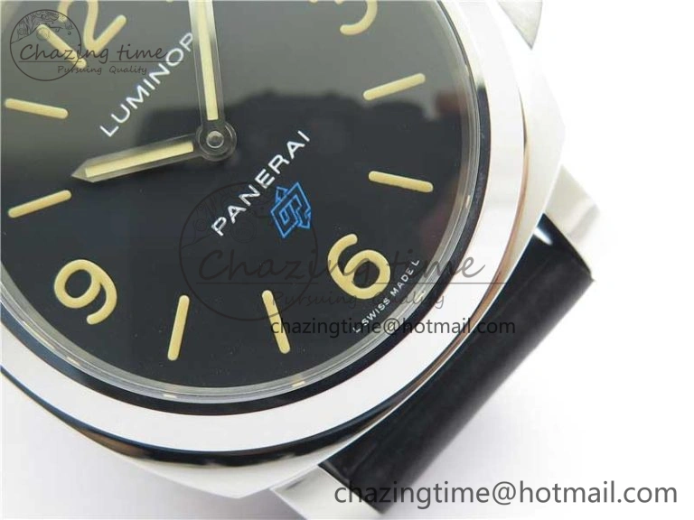 PAM634 R Paneristi Anniversary HWF Best Edition On Black Leather Strap A6497