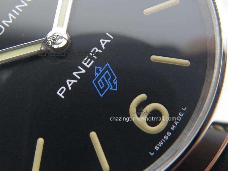 PAM634 R “The Paneristi 15th Anniversary” V6F Best Edition On Black Leather Strap A6497