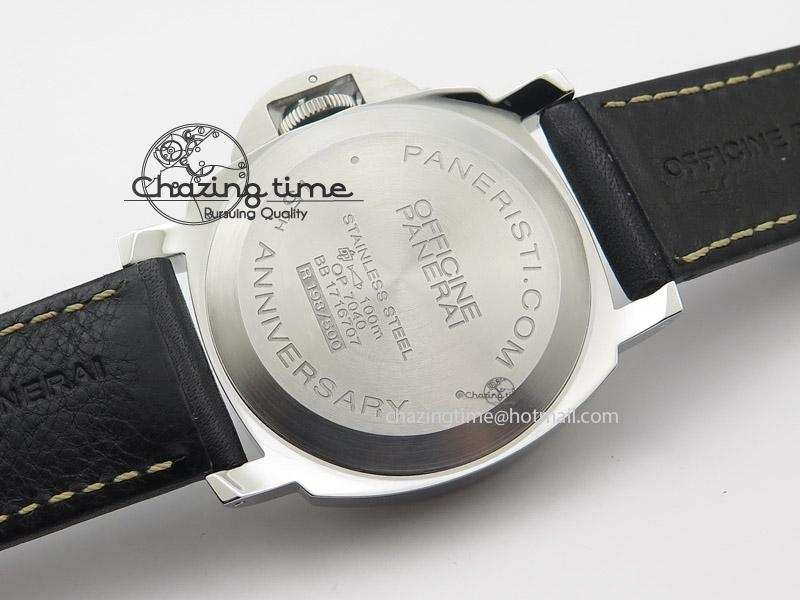 PAM634 R “The Paneristi 15th Anniversary” V6F Best Edition On Black Leather Strap A6497
