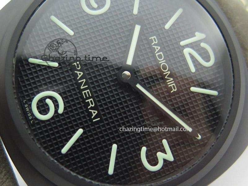 PAM643 Ceramic V6F Best Edition Paris Hobnailson Dial On Gray Asso Strap P9000