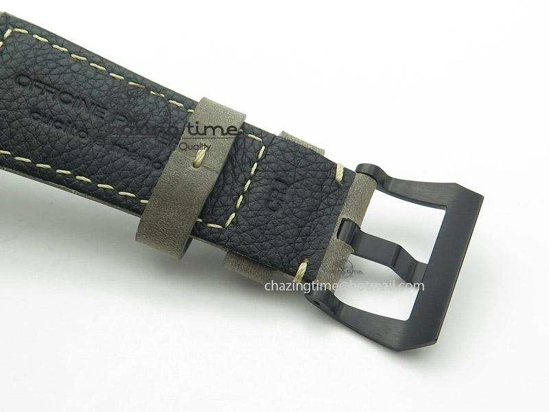 PAM643 Ceramic V6F Best Edition Paris Hobnailson Dial On Gray Asso Strap P9000