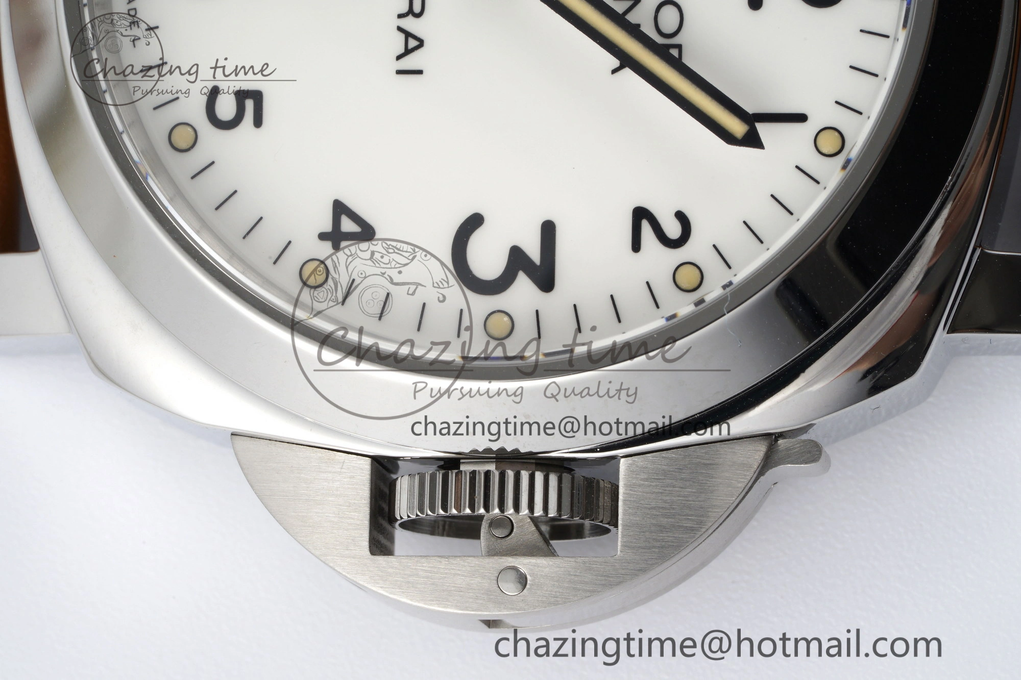 PAM660 W HWF 1:1 Best Edition White Dial on Brown Leather Strap A6497