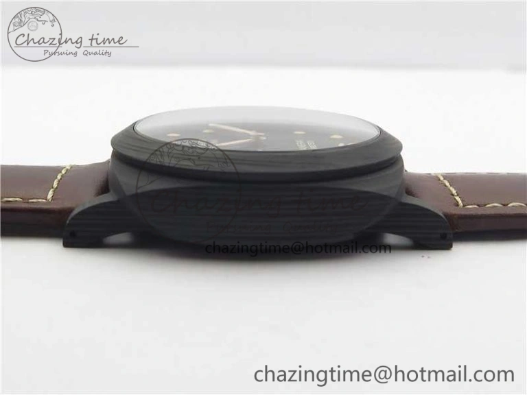 PAM661 Carbotech VSF 1:1 Best Edition on Brown Leather Strap P.9010 Clone