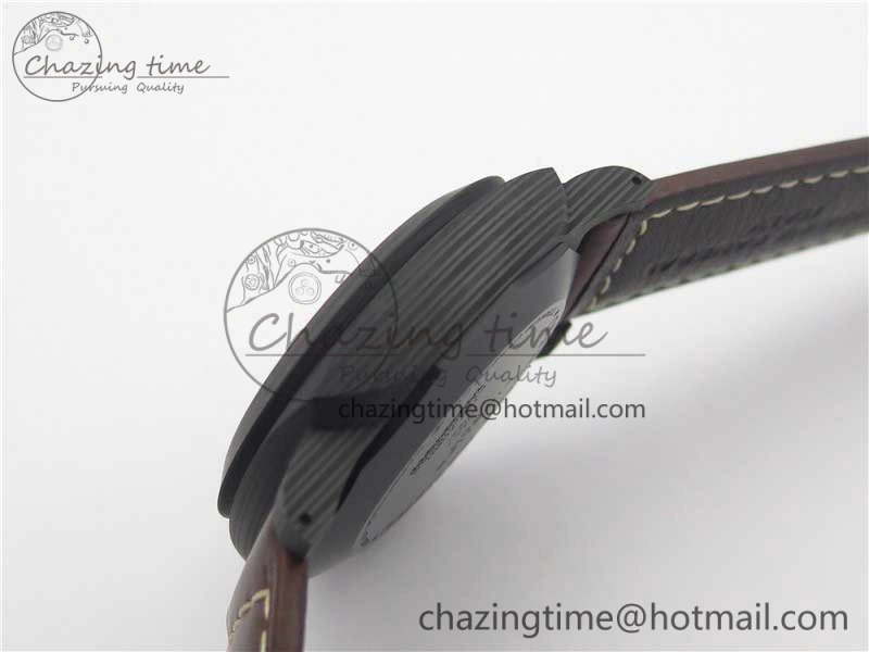 PAM661 Carbotech VSF 1:1 Best Edition on Brown Leather Strap P.9010 Clone