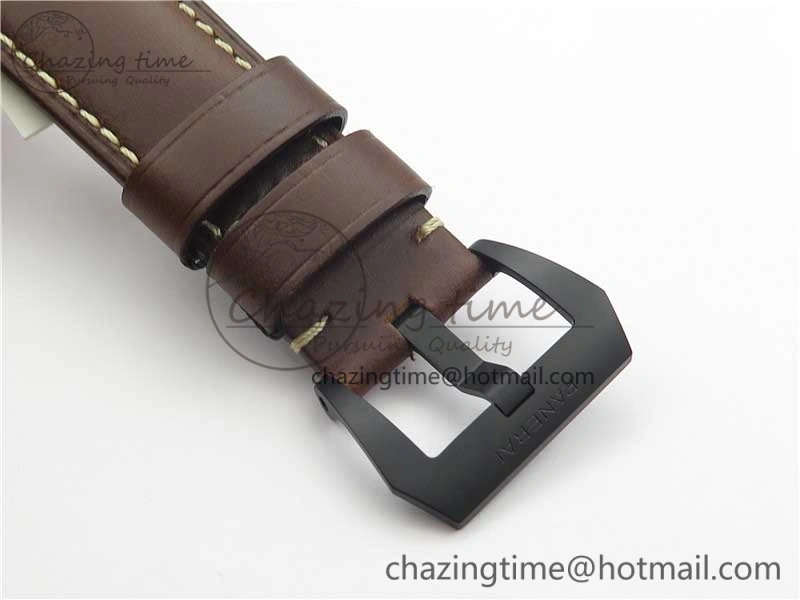 PAM661 Carbotech VSF 1:1 Best Edition on Brown Leather Strap P.9010 Clone