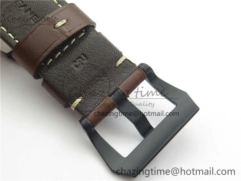 PAM661 Carbotech VSF 1:1 Best Edition on Brown Leather Strap P.9010 Clone