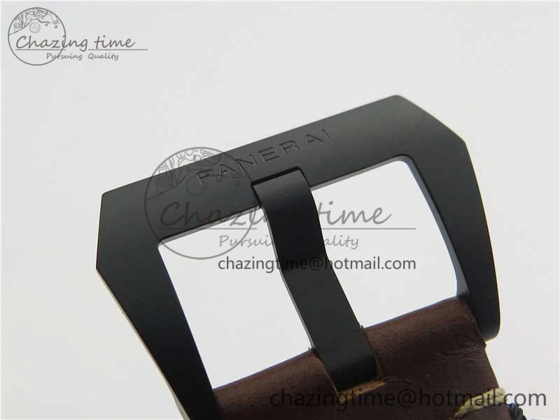 PAM661 Carbotech VSF 1:1 Best Edition on Brown Leather Strap P.9010 Clone