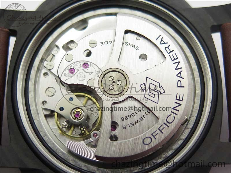 PAM661 Carbotech VSF 1:1 Best Edition on Brown Leather Strap P.9010 Clone