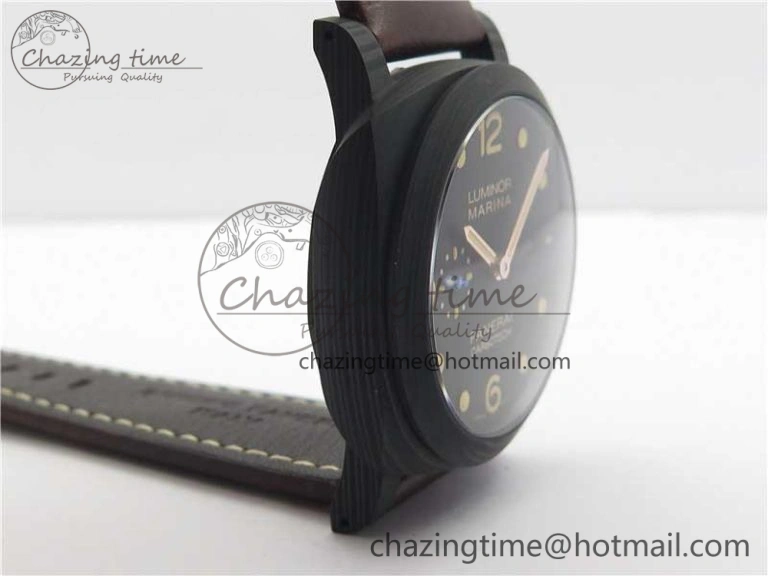 PAM661 Carbotech VSF 1:1 Best Edition on Brown Leather Strap P.9010 Clone
