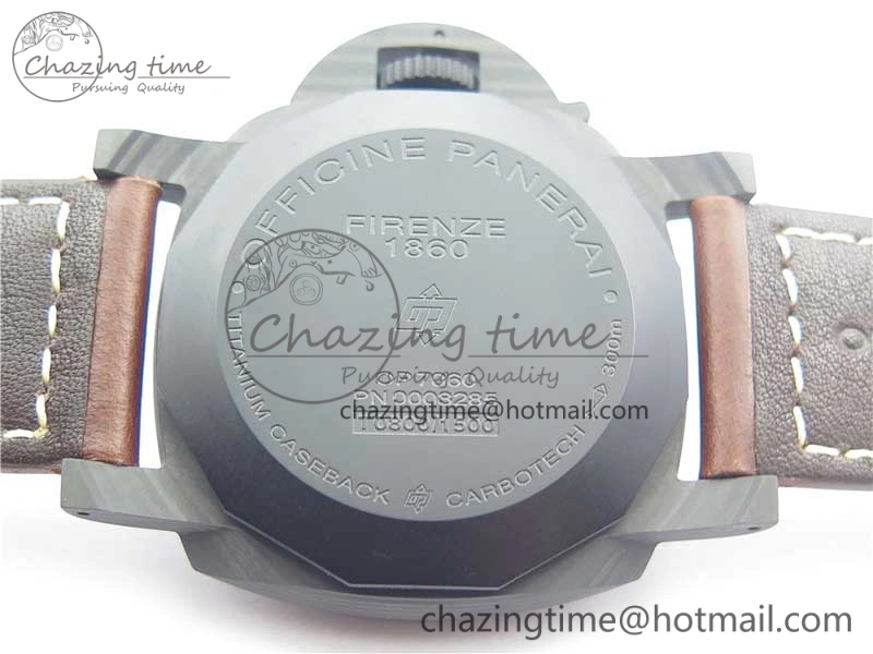 PAM661 Carbotech VSF 1:1 Best Edition on Brown Leather Strap P.9010 Clone