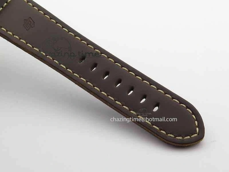 PAM671 T Bronzo XF Best Edition Blue Dial On Dark Brown Leather Strap P.9010 V2