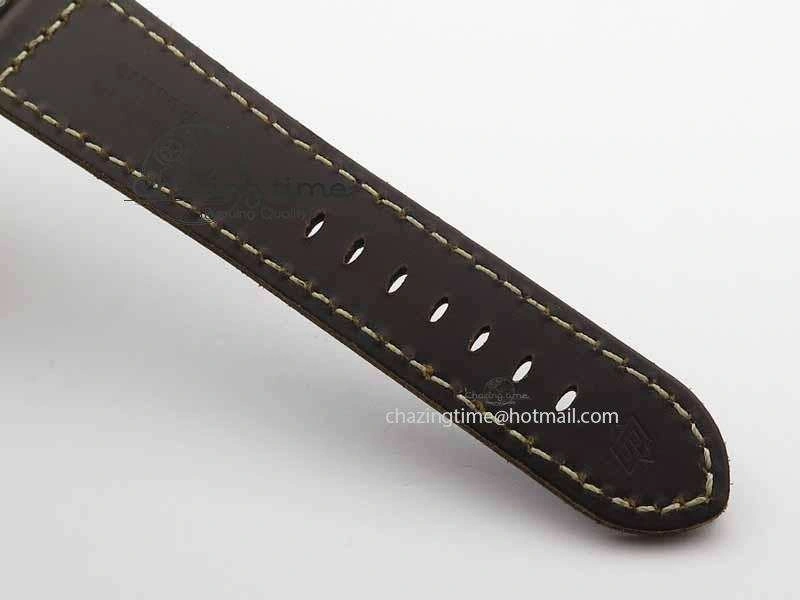 PAM671 T Bronzo XF Best Edition Blue Dial On Dark Brown Leather Strap P.9010 V2