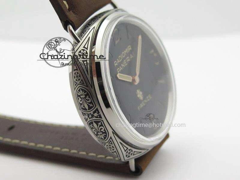 PAM672 R Radiomir Firenze 3 Days ZF Best Edition On Brown Asso Leather Strap P.3000 Super Clone