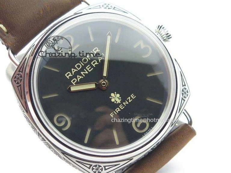 PAM672 R Radiomir Firenze 3 Days ZF Best Edition On Brown Asso Leather Strap P.3000 Super Clone