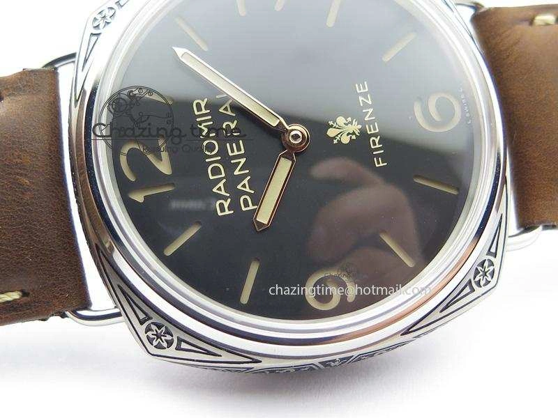 PAM672 R Radiomir Firenze 3 Days ZF Best Edition On Brown Asso Leather Strap P.3000 Super Clone
