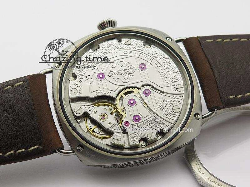 PAM672 R Radiomir Firenze 3 Days ZF Best Edition On Brown Asso Leather Strap P.3000 Super Clone
