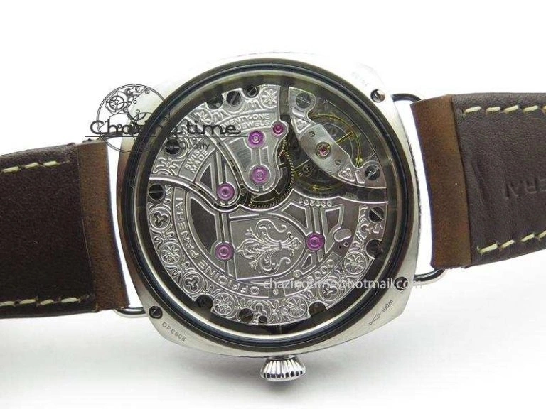 PAM672 R Radiomir Firenze 3 Days ZF Best Edition On Brown Asso Leather Strap P.3000 Super Clone