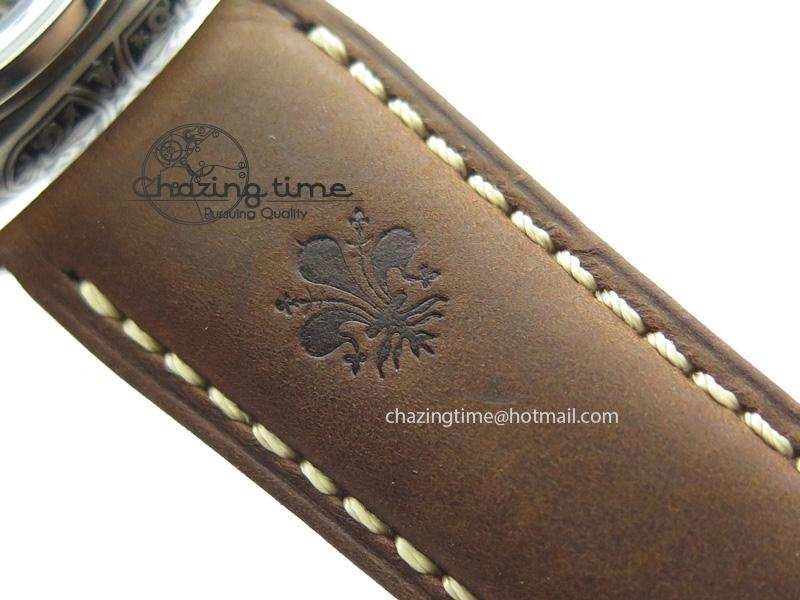 PAM672 R Radiomir Firenze 3 Days ZF Best Edition On Brown Asso Leather Strap P.3000 Super Clone