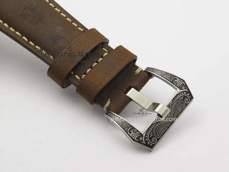 PAM672 R Radiomir Firenze 3 Days ZF Best Edition On Brown Asso Leather Strap P.3000 Super Clone