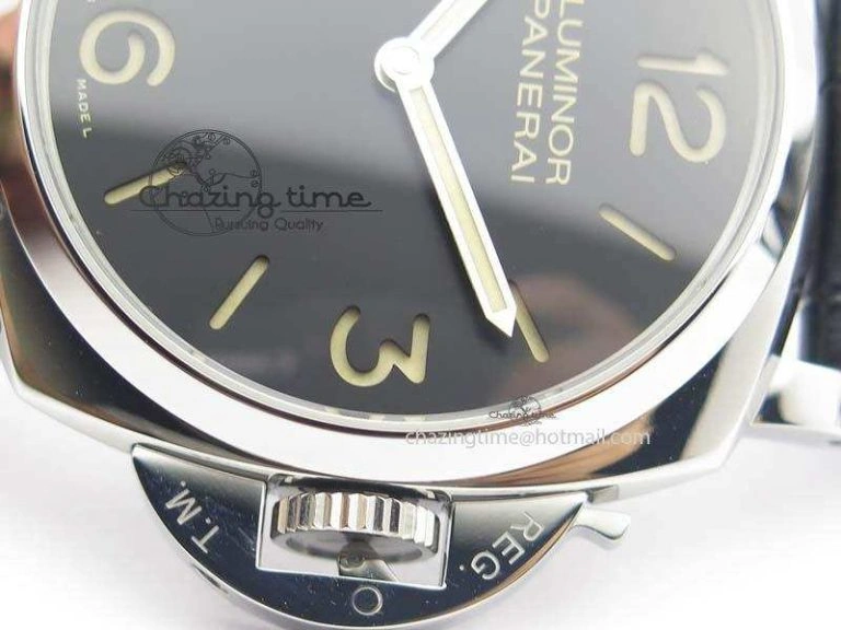 PAM676 Luminor Due 3 Days Acciaio V6F Best Edition On Black Leather Strap P.1000