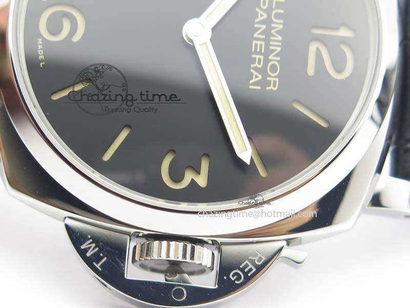 PAM676 Luminor Due 3 Days Acciaio V6F Best Edition On Black Leather Strap P.1000