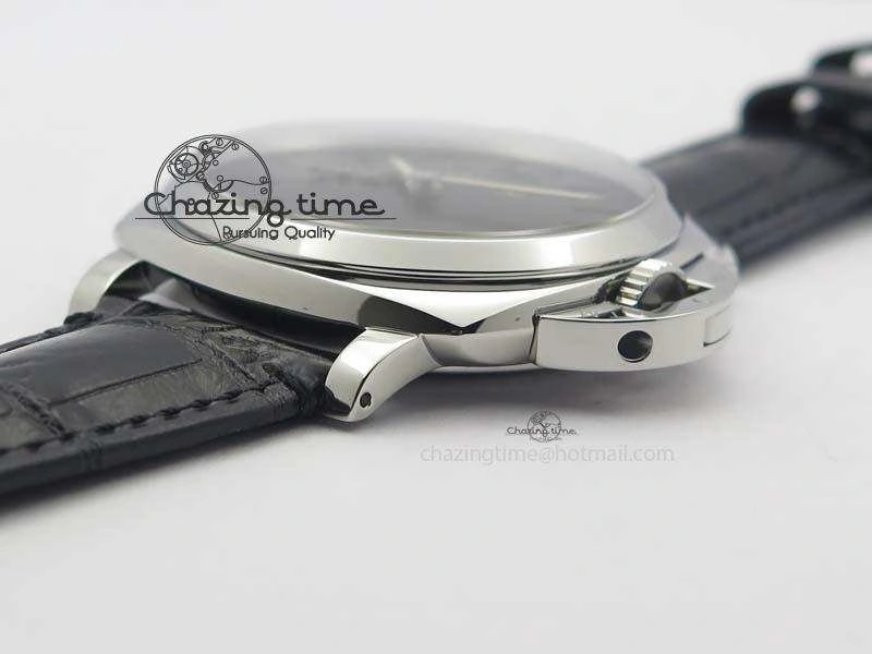 PAM676 Luminor Due 3 Days Acciaio V6F Best Edition On Black Leather Strap P.1000