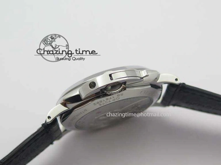 PAM676 Luminor Due 3 Days Acciaio V6F Best Edition On Black Leather Strap P.1000