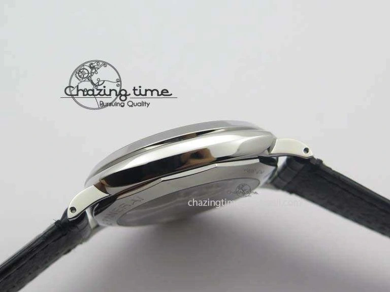 PAM676 Luminor Due 3 Days Acciaio V6F Best Edition On Black Leather Strap P.1000