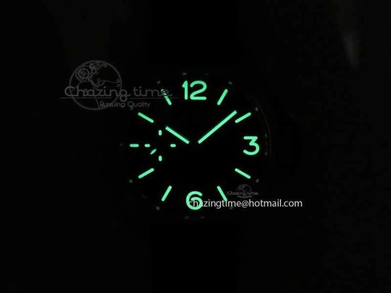 PAM676 Luminor Due 3 Days Acciaio V6F Best Edition On Black Leather Strap P.1000