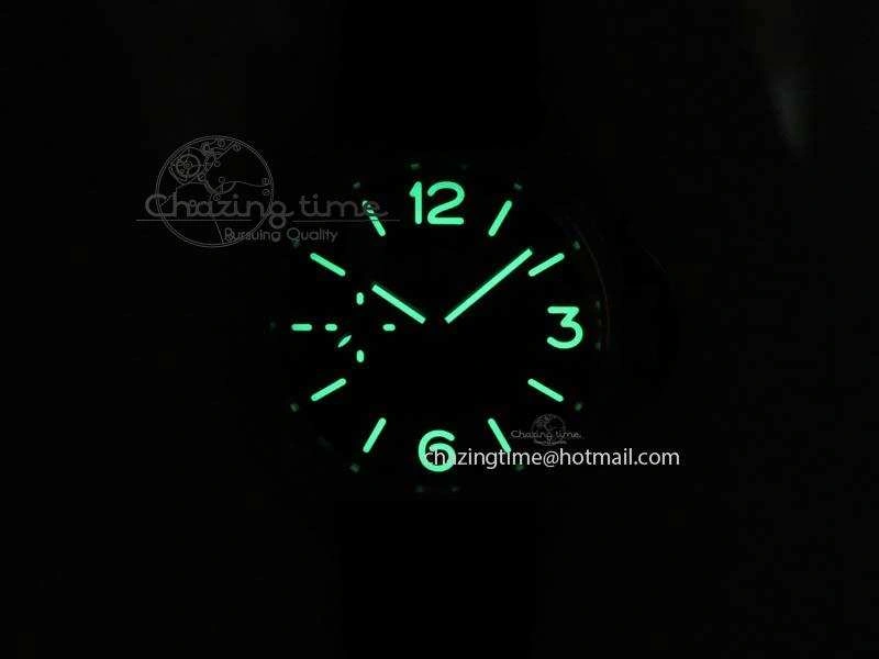 PAM676 Luminor Due 3 Days Acciaio V6F Best Edition On Black Leather Strap P.1000