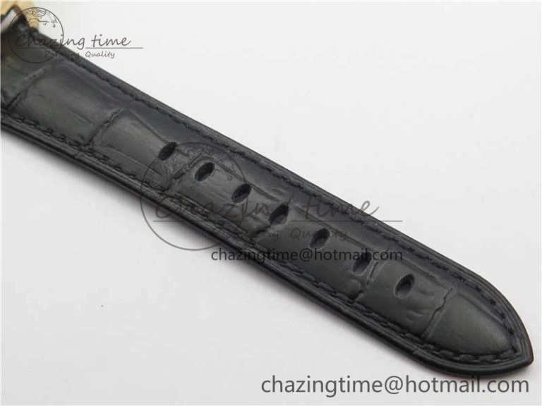 PAM677 Luminor Due 3 Days Acciaio RG XF Best Edition on Black Leather Strap P.1000