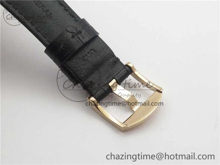 PAM677 Luminor Due 3 Days Acciaio RG XF Best Edition on Black Leather Strap P.1000