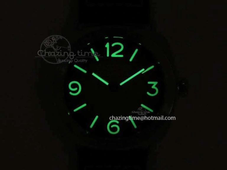 PAM685 Acciaio Brevettato SF Best Edition Black Dial On Brown Leather Strap P.3000 Super Clone