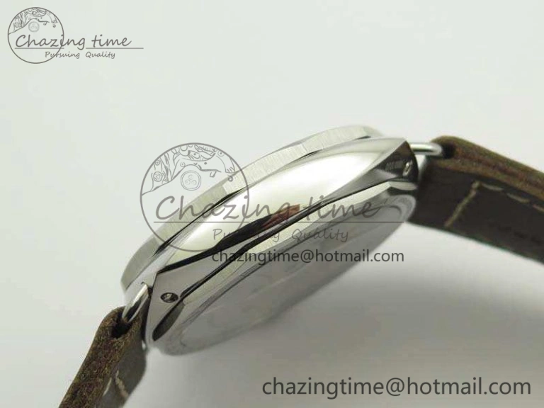 PAM685 SS ZF 1:1 Best Edition Black Dial On Leather Strap P.3000 Super Clone