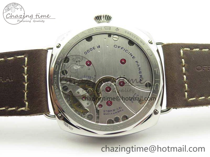 PAM685 SS ZF 1:1 Best Edition Black Dial On Leather Strap P.3000 Super Clone