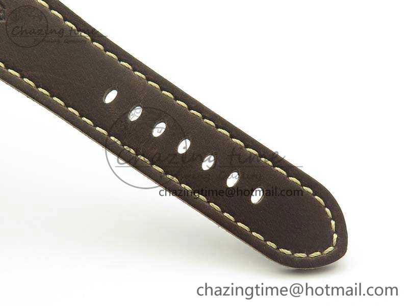 PAM685 SS ZF 1:1 Best Edition Black Dial On Leather Strap P.3000 Super Clone