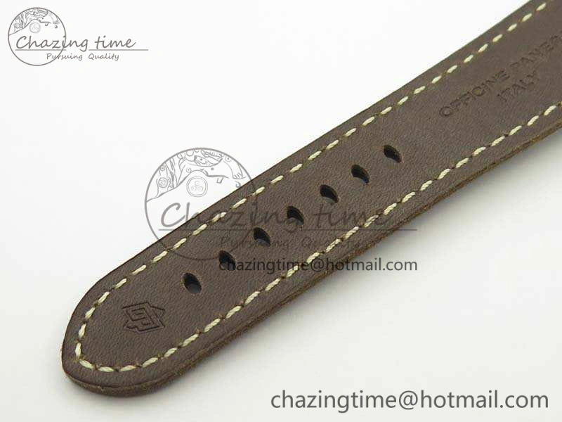 PAM685 SS ZF 1:1 Best Edition Black Dial On Leather Strap P.3000 Super Clone