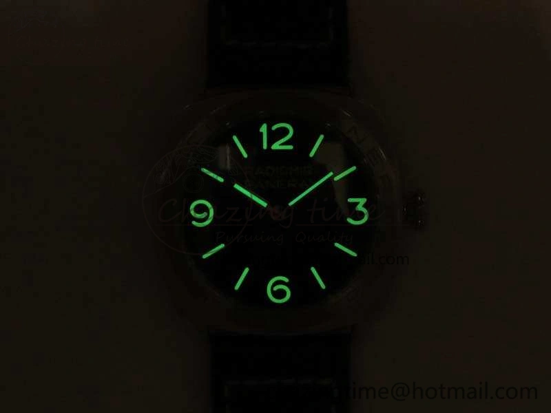PAM685 SS ZF 1:1 Best Edition Black Dial On Leather Strap P.3000 Super Clone